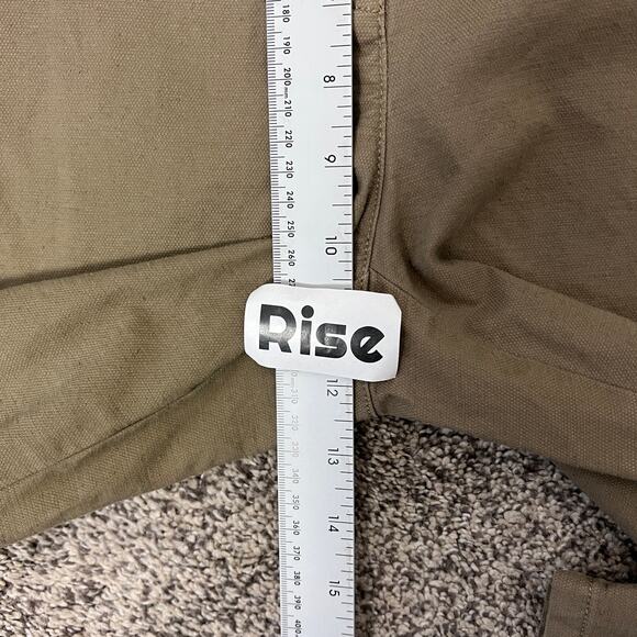 EILEEN FISHER Women's‎ 6P Green Organic Cotton Hemp Stretch Tapered Ankle Pants - Picture 9 of 11